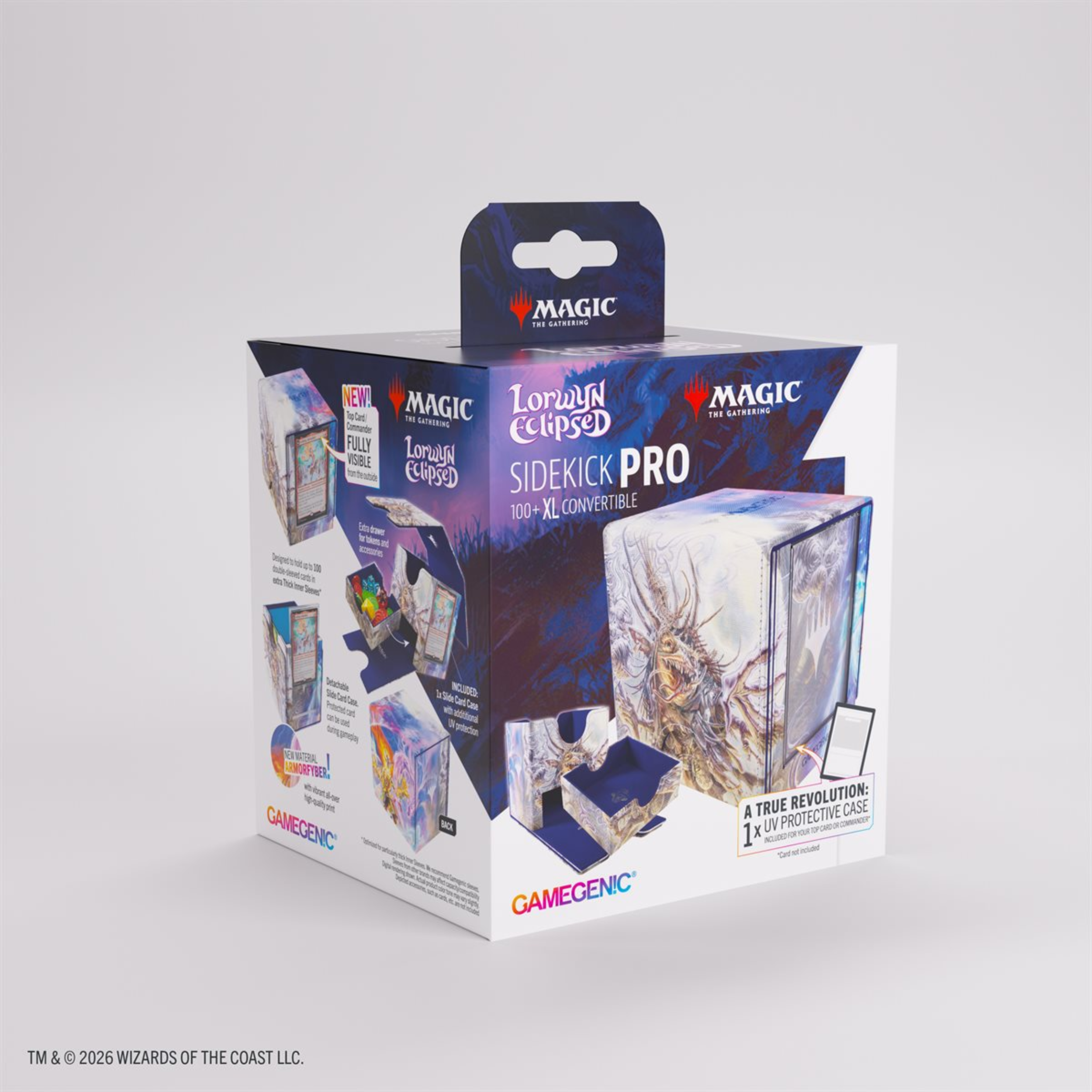 Lorwyn Eclipsed Ashling, the Limitless/Auntie Ool, Cursewretch Sidekick Pro XL 100+ Deck Box